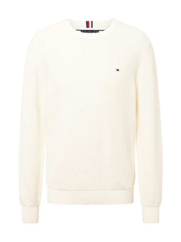 TOMMY HILFIGER TOMMY HILFIGER Пуловер  кремаво / нейви синьо / червено