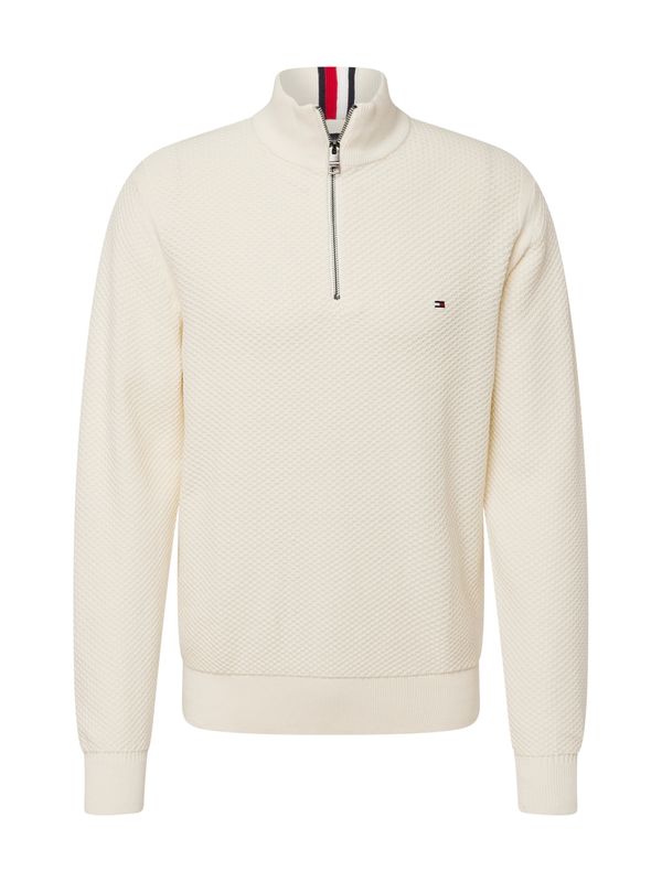 TOMMY HILFIGER TOMMY HILFIGER Пуловер  кремаво / нейви синьо / ярко червено / бяло