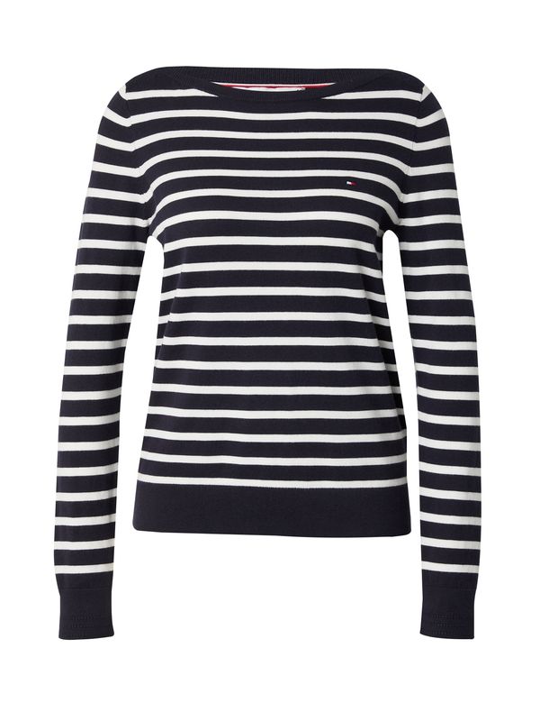 TOMMY HILFIGER TOMMY HILFIGER Пуловер  морскосиньо / червено / бяло