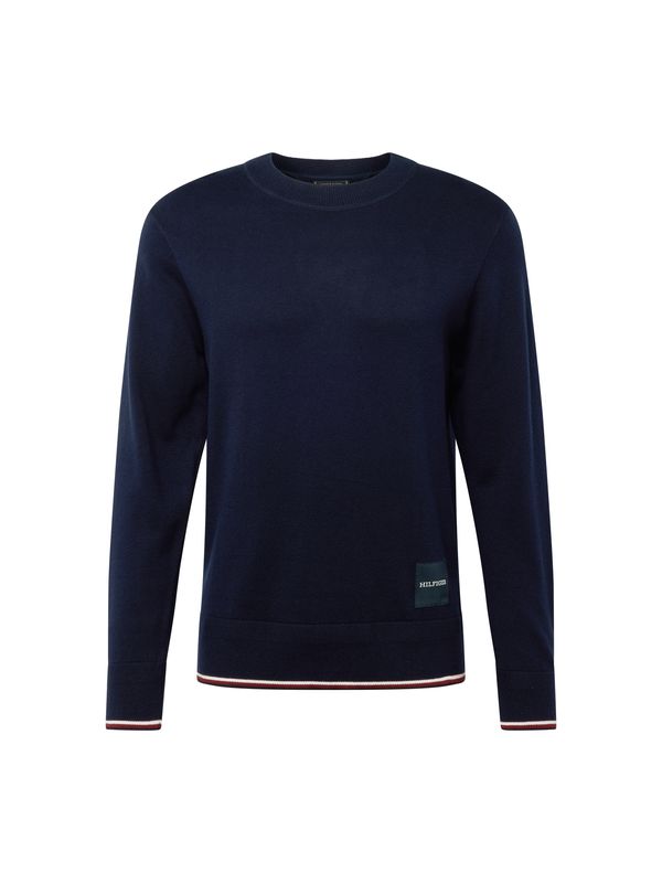 TOMMY HILFIGER TOMMY HILFIGER Пуловер  нейви синьо / червено / бяло