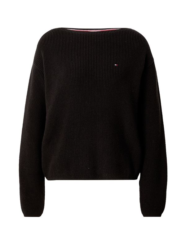 TOMMY HILFIGER TOMMY HILFIGER Пуловер  нейви синьо / червено / черно / бяло