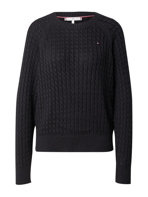 TOMMY HILFIGER TOMMY HILFIGER Пуловер  нейви синьо / червено / черно / бяло