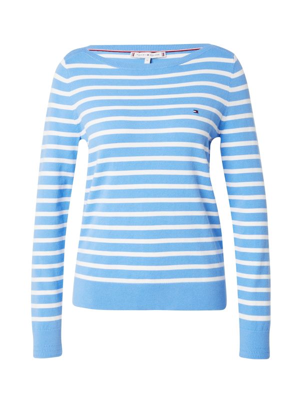 TOMMY HILFIGER TOMMY HILFIGER Пуловер  синьо / нейви синьо / червено / бяло