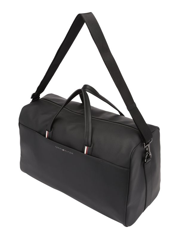 TOMMY HILFIGER TOMMY HILFIGER Пътна чанта 'Corporate'  тъмносиньо / тъмночервено / черно / бяло
