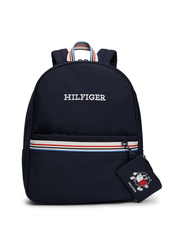 TOMMY HILFIGER TOMMY HILFIGER Раница  нейви синьо / светлосиньо / червено / бяло
