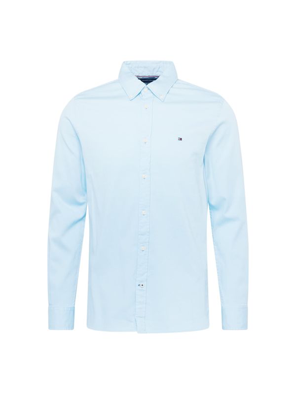 TOMMY HILFIGER TOMMY HILFIGER Риза 'Dobby'  нейви синьо / небесносиньо / ярко червено / бяло