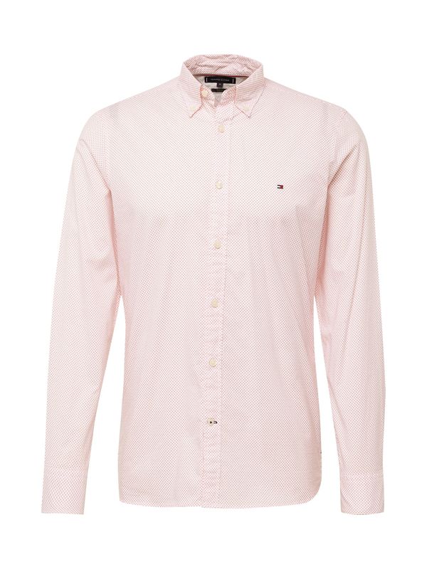 TOMMY HILFIGER TOMMY HILFIGER Риза 'Flex'  бледорозово / бяло