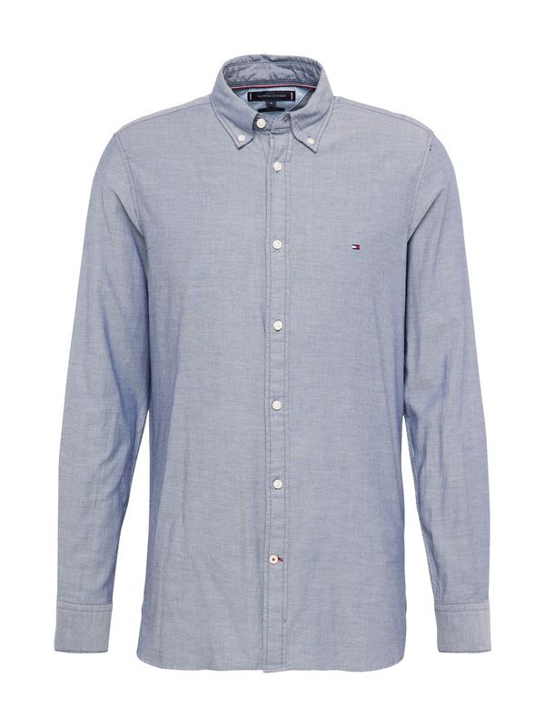 TOMMY HILFIGER TOMMY HILFIGER Риза 'Flex'  гълъбово синьо