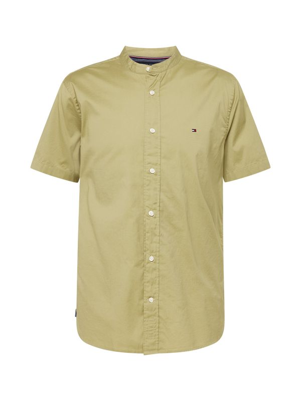 TOMMY HILFIGER TOMMY HILFIGER Риза 'Flex Mao'  нейви синьо / зелено / червено / бяло