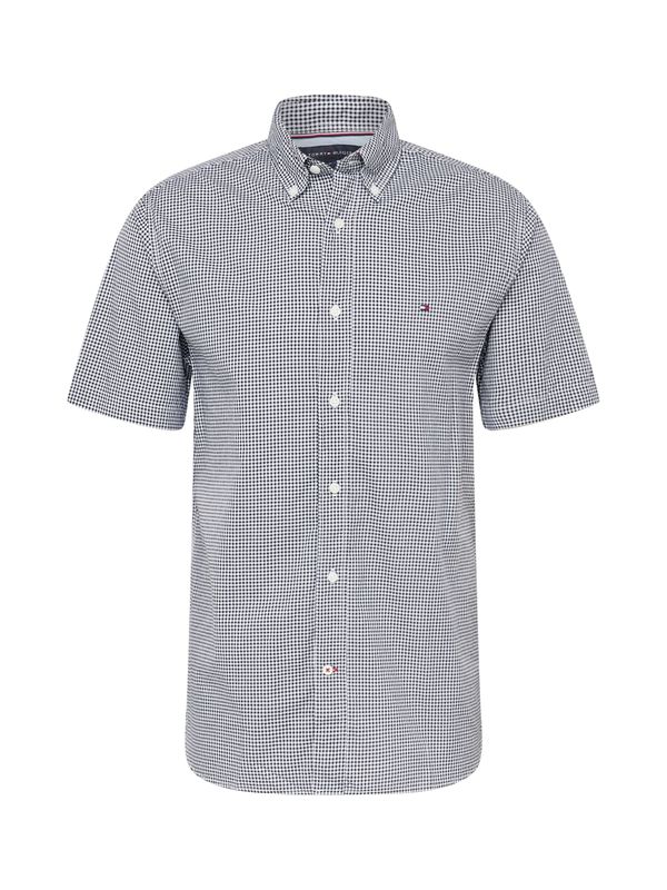 TOMMY HILFIGER TOMMY HILFIGER Риза 'FLEX'  нейви синьо / червено / бяло