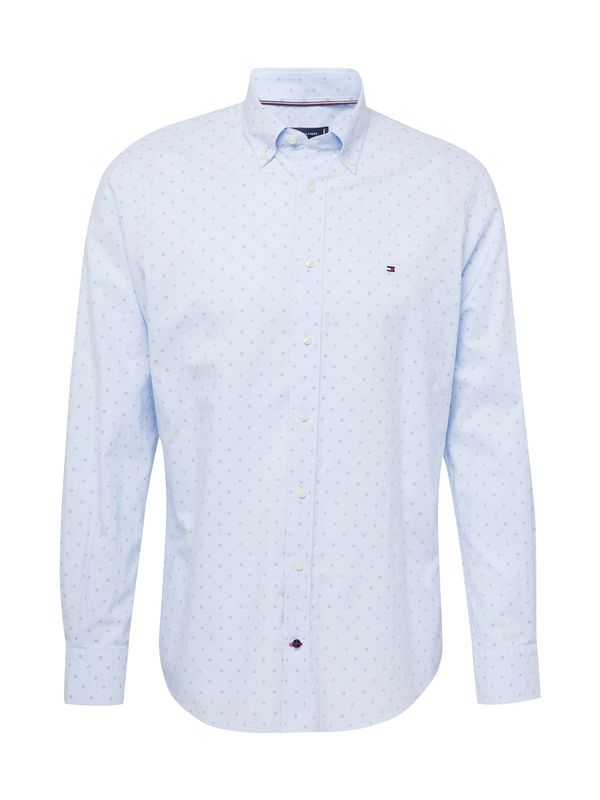 TOMMY HILFIGER TOMMY HILFIGER Риза 'Geo'  нейви синьо / светлосиньо / червено / бяло