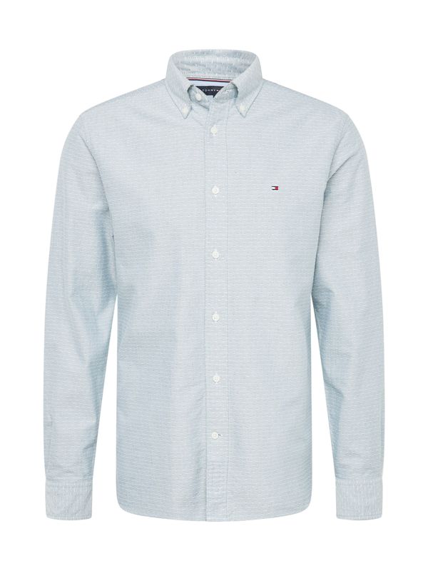 TOMMY HILFIGER TOMMY HILFIGER Риза  нейви синьо / мента / червено / бяло