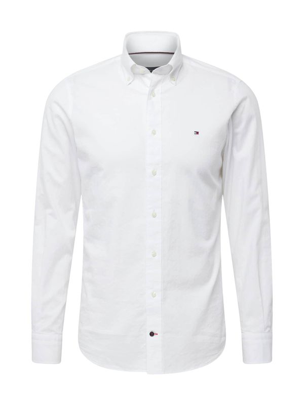 TOMMY HILFIGER TOMMY HILFIGER Риза  нейви синьо / огнено червено / бяло