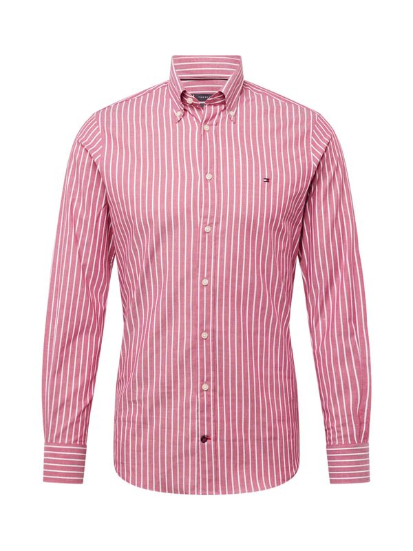 TOMMY HILFIGER TOMMY HILFIGER Риза  нейви синьо / светлорозово / червено / бяло
