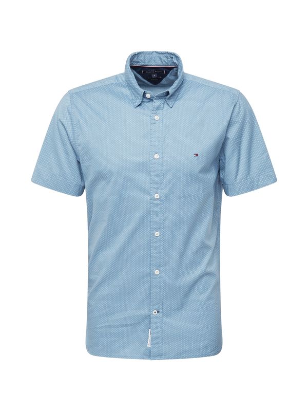 TOMMY HILFIGER TOMMY HILFIGER Риза  опушено синьо / бяло