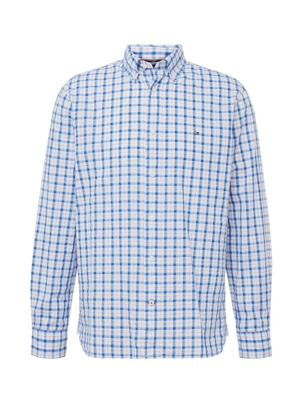 TOMMY HILFIGER TOMMY HILFIGER Риза  синьо / нейви синьо / червено / бяло