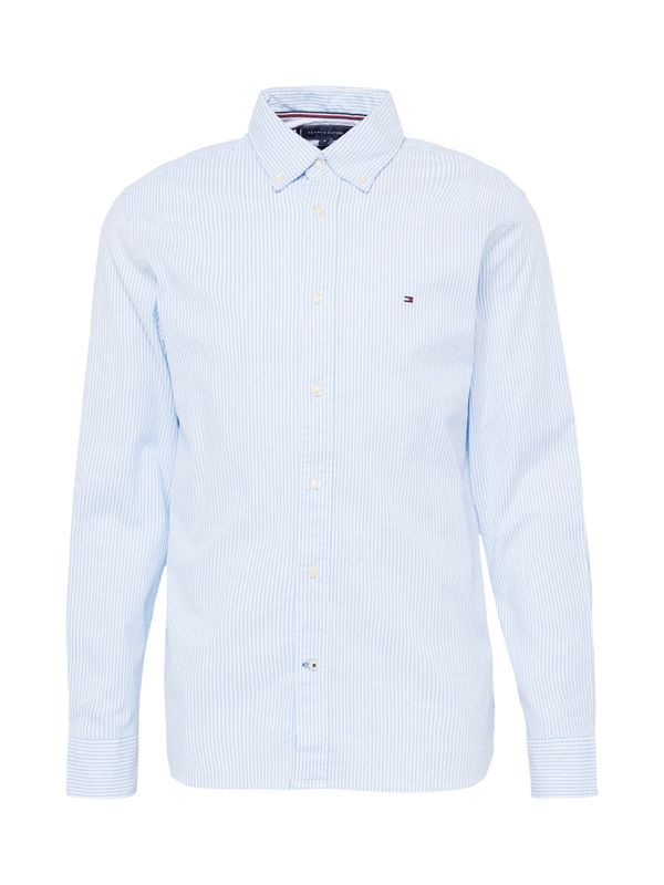 TOMMY HILFIGER TOMMY HILFIGER Риза  светлосиньо / бяло