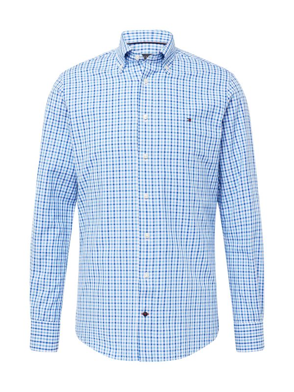 TOMMY HILFIGER TOMMY HILFIGER Риза  светлосиньо / бяло