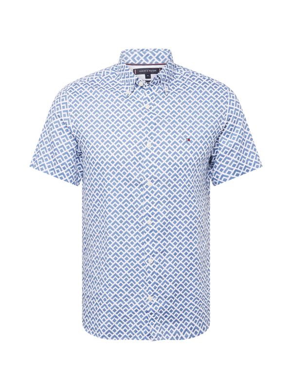 TOMMY HILFIGER TOMMY HILFIGER Риза  светлосиньо / червено / бяло