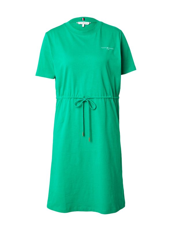 TOMMY HILFIGER TOMMY HILFIGER Рокля '1985'  зелено / бяло