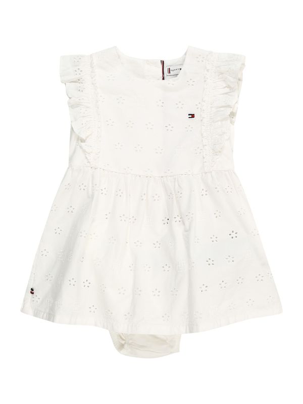 TOMMY HILFIGER TOMMY HILFIGER Рокля 'Anglaise'  бяло