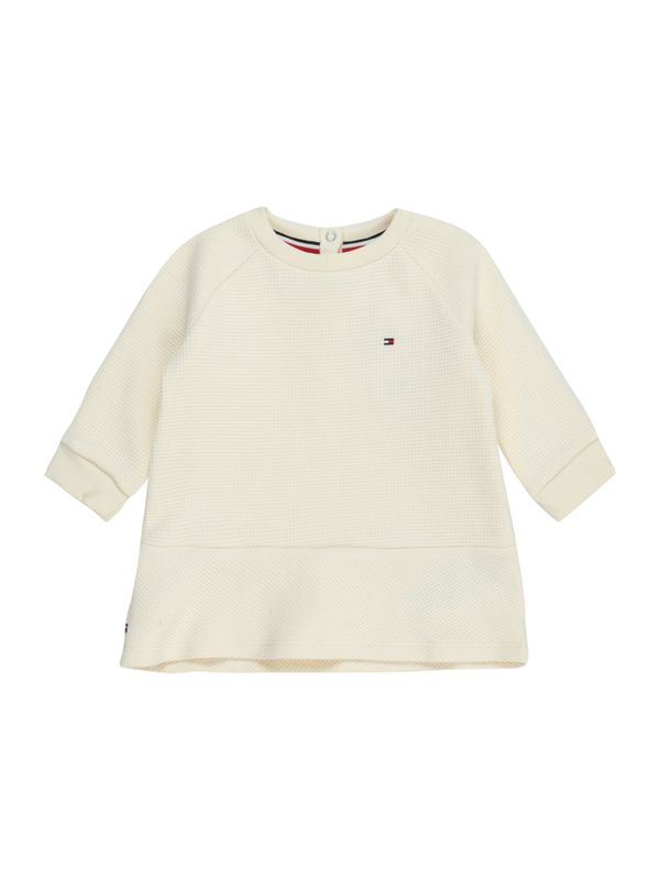 TOMMY HILFIGER TOMMY HILFIGER Рокля  бежово / нейви синьо / червено / мръсно бяло