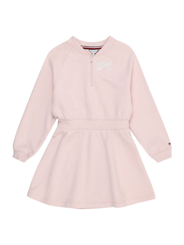 TOMMY HILFIGER TOMMY HILFIGER Рокля  бледорозово / бяло