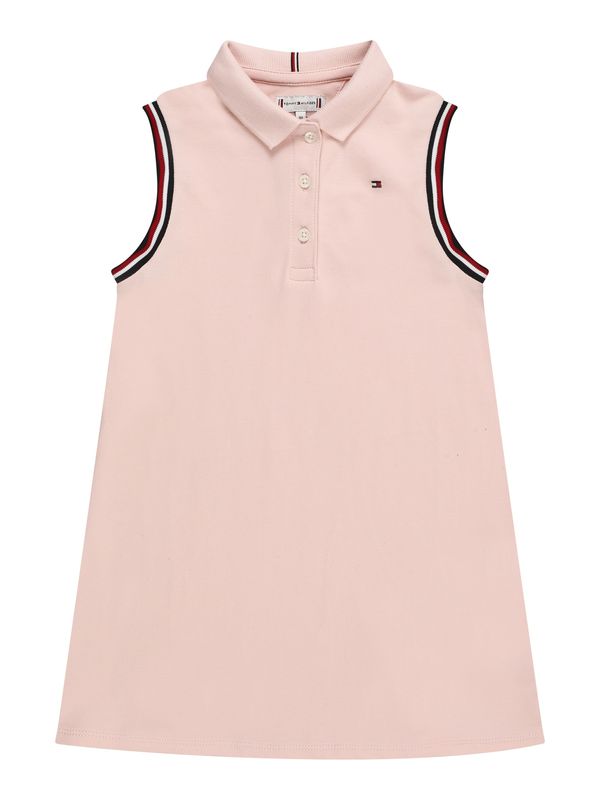 TOMMY HILFIGER TOMMY HILFIGER Рокля 'CLASSIC'  пастелно розово / червено / черно / бяло