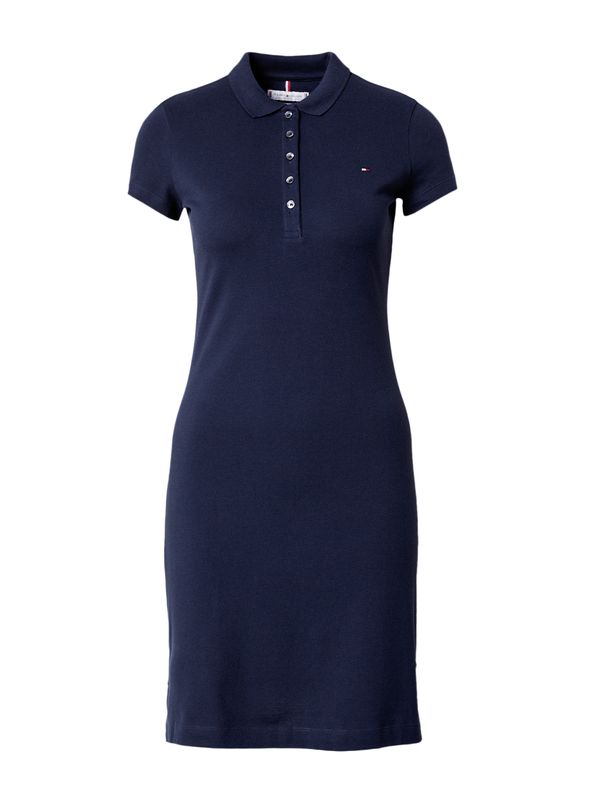 TOMMY HILFIGER TOMMY HILFIGER Рокля 'HERITAGE'  тъмносиньо / огнено червено / бяло