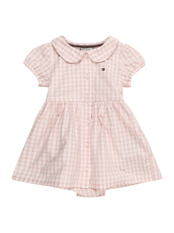 TOMMY HILFIGER TOMMY HILFIGER Рокля  пастелно розово / бяло