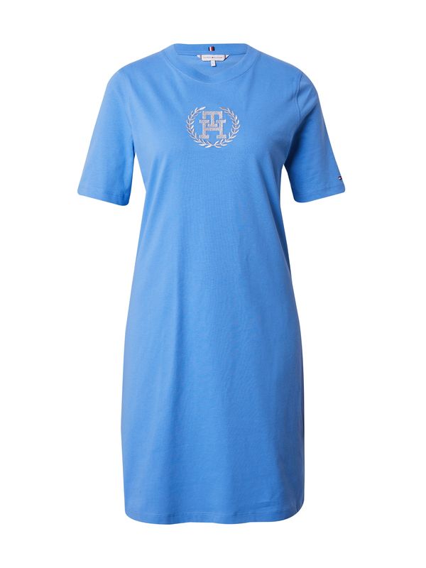 TOMMY HILFIGER TOMMY HILFIGER Рокля  синьо / червено / сребърно / бяло