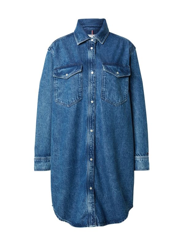 TOMMY HILFIGER TOMMY HILFIGER Рокля тип риза 'LEA'  син деним