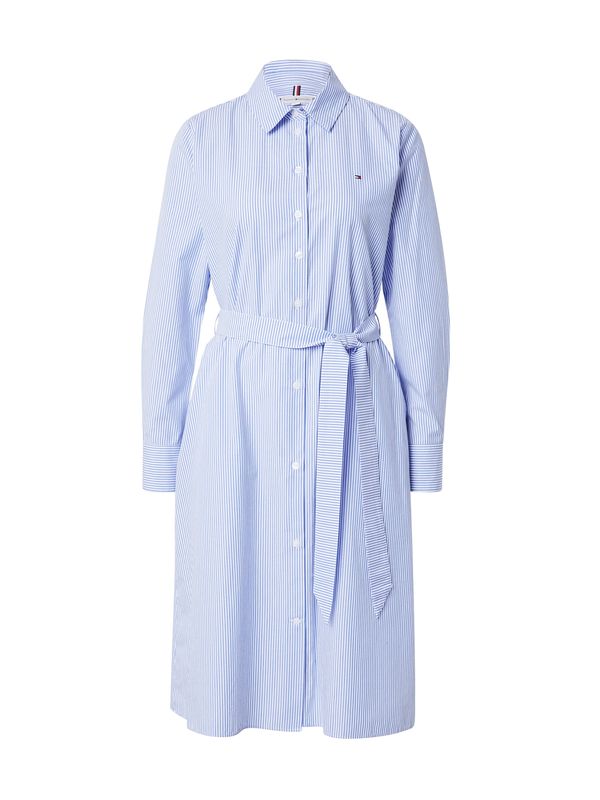 TOMMY HILFIGER TOMMY HILFIGER Рокля тип риза  морскосиньо / светлосиньо / огнено червено / бяло