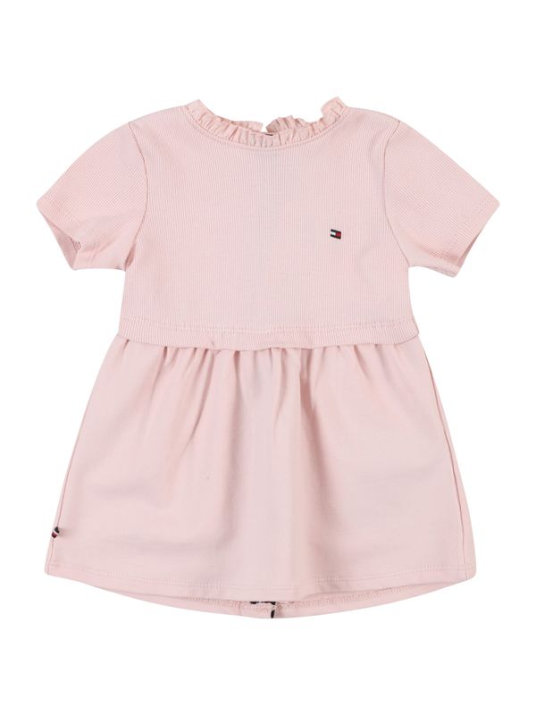 TOMMY HILFIGER TOMMY HILFIGER Рокля  тъмносиньо / бледорозово / червено