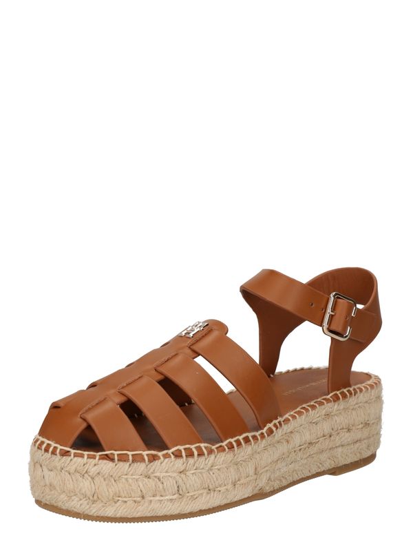 TOMMY HILFIGER TOMMY HILFIGER Сандали 'Authentic'  коняк