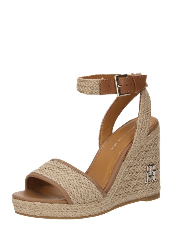 TOMMY HILFIGER TOMMY HILFIGER Сандали  бежово / кафяво