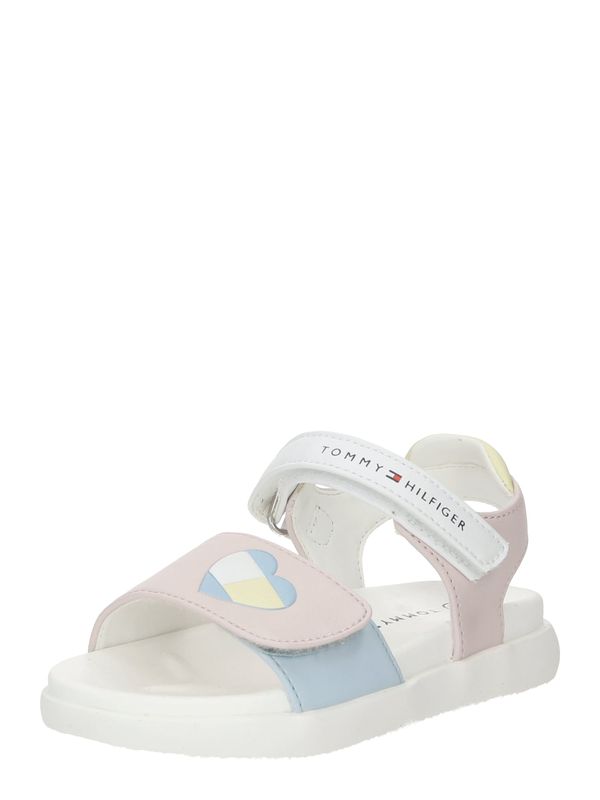 TOMMY HILFIGER TOMMY HILFIGER Сандали  нейви синьо / светлосиньо / бледорозово / бяло