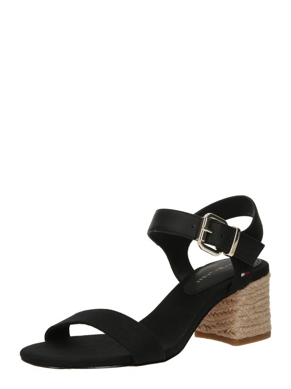 TOMMY HILFIGER TOMMY HILFIGER Сандали 'Rope'  черно