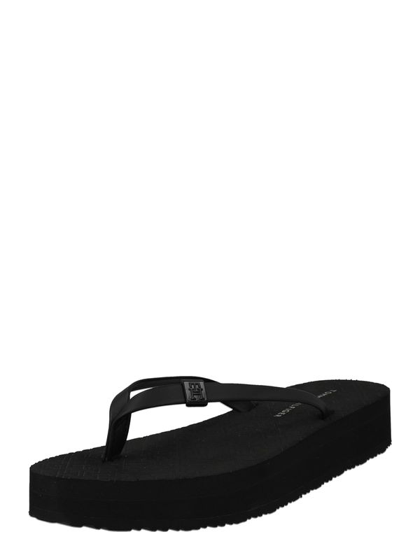 TOMMY HILFIGER TOMMY HILFIGER Сандали с разделител за пръстите  черно