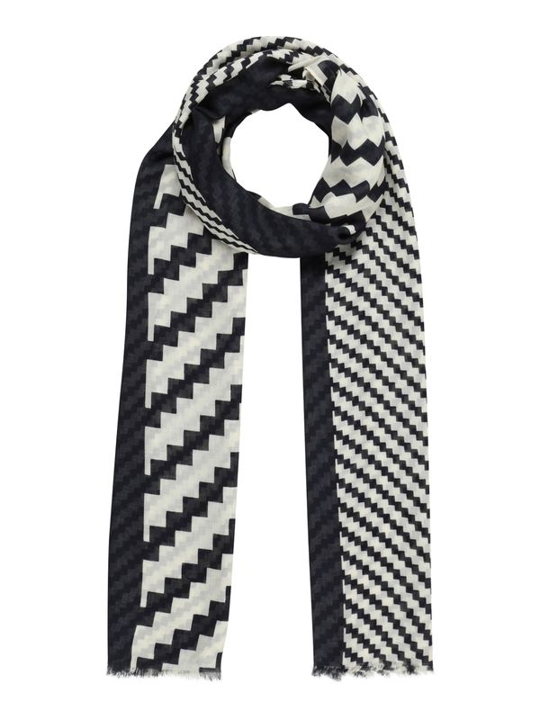 TOMMY HILFIGER TOMMY HILFIGER Шал 'ESSENTIAL'  нощно синьо / бяло