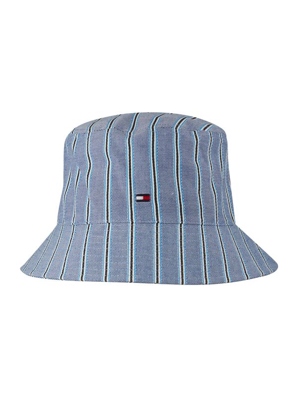TOMMY HILFIGER TOMMY HILFIGER Шапка с периферия 'ESSENTIAL '  синьо / светлосиньо / черно / бяло