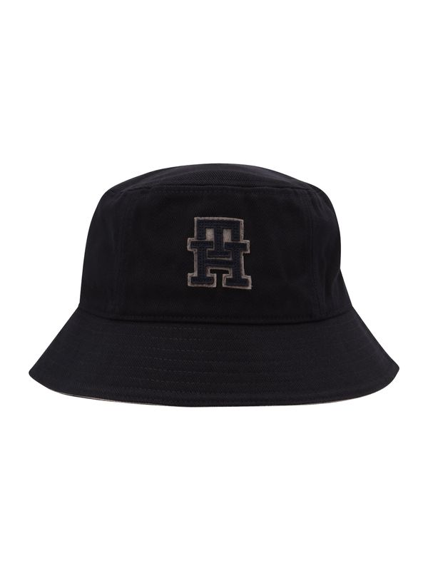 TOMMY HILFIGER TOMMY HILFIGER Шапка с периферия  нейви синьо / бяло