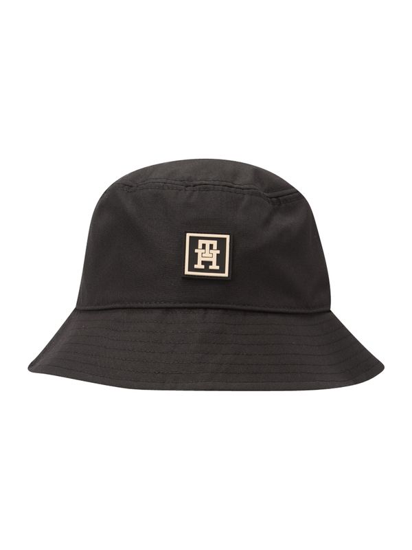 TOMMY HILFIGER TOMMY HILFIGER Шапка с периферия  светлобежово / черно