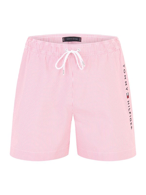 TOMMY HILFIGER TOMMY HILFIGER Шорти за плуване  нейви синьо / бледорозово / червено / бяло