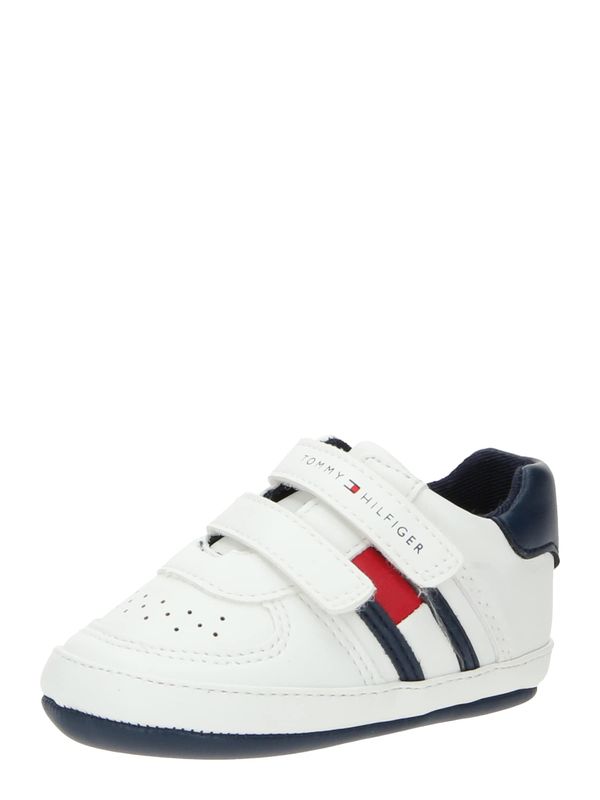 TOMMY HILFIGER TOMMY HILFIGER Сникърси  нощно синьо / червено / мръсно бяло