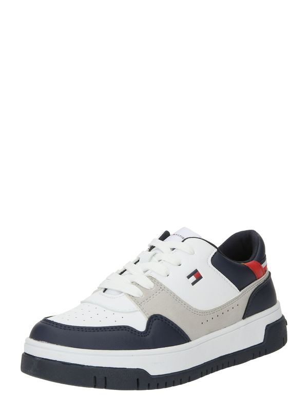 TOMMY HILFIGER TOMMY HILFIGER Сникърси  тъмносиньо / светлосиво / червено / бяло