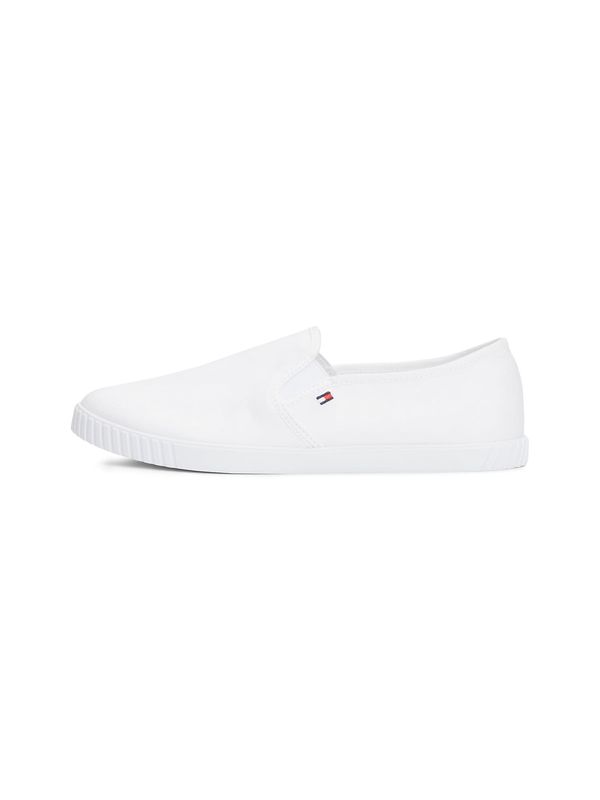 TOMMY HILFIGER TOMMY HILFIGER Спортни обувки Slip On 'Essential'  мръсно бяло