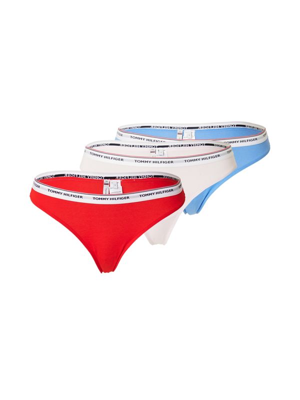 TOMMY HILFIGER TOMMY HILFIGER Стринг  лазурно синьо / светлосиньо / червено / бяло