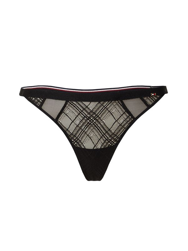 TOMMY HILFIGER TOMMY HILFIGER Стринг  нейви синьо / черно / мръсно бяло