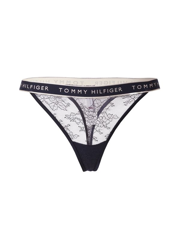 TOMMY HILFIGER TOMMY HILFIGER Стринг  нощно синьо / златистожълто